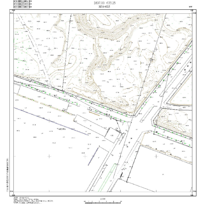 大理市经济开发区规划地块1：500地形测量